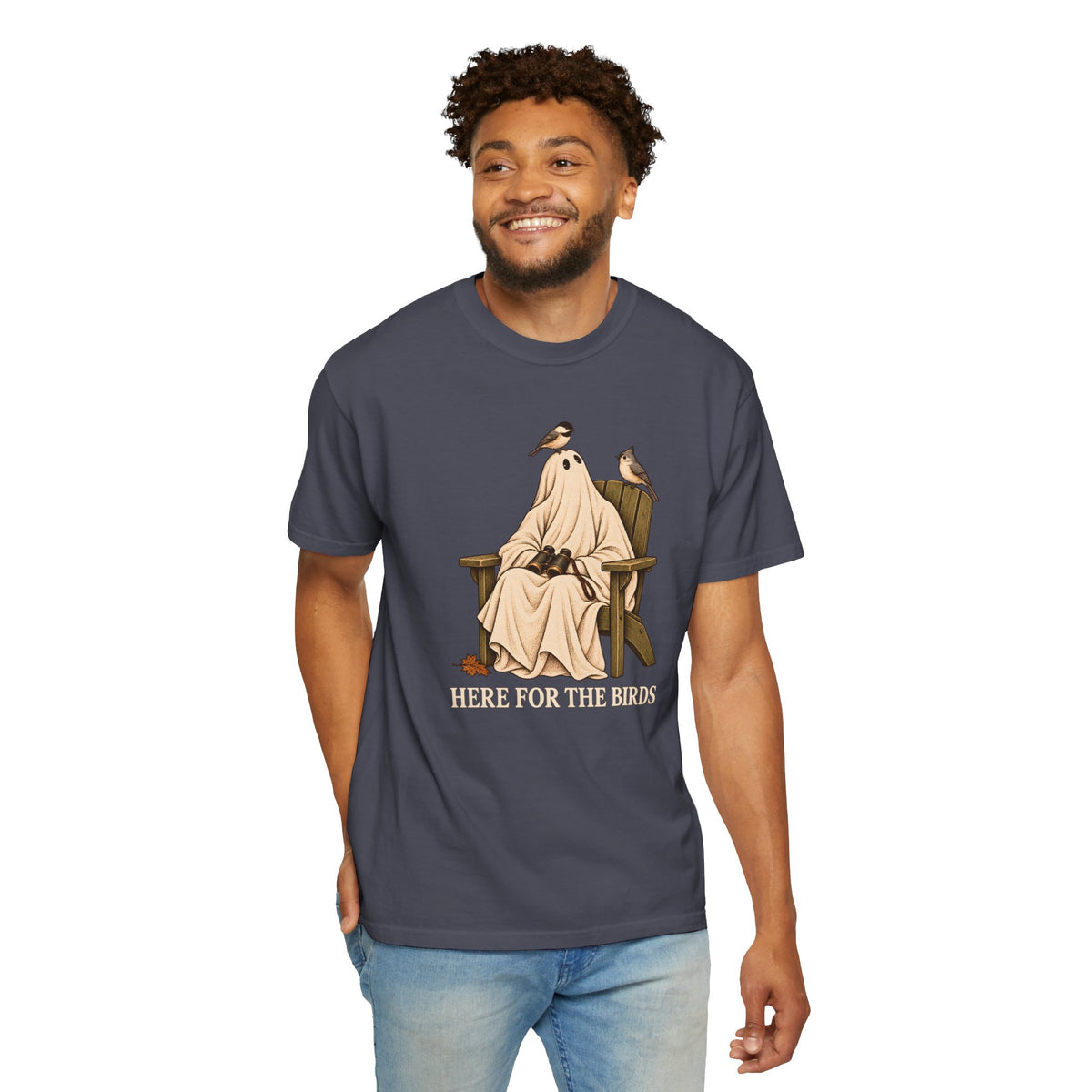 Halloween Birder, Here for the Birds T-Shirt