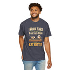 Chickadees, I Work Hard T-shirt