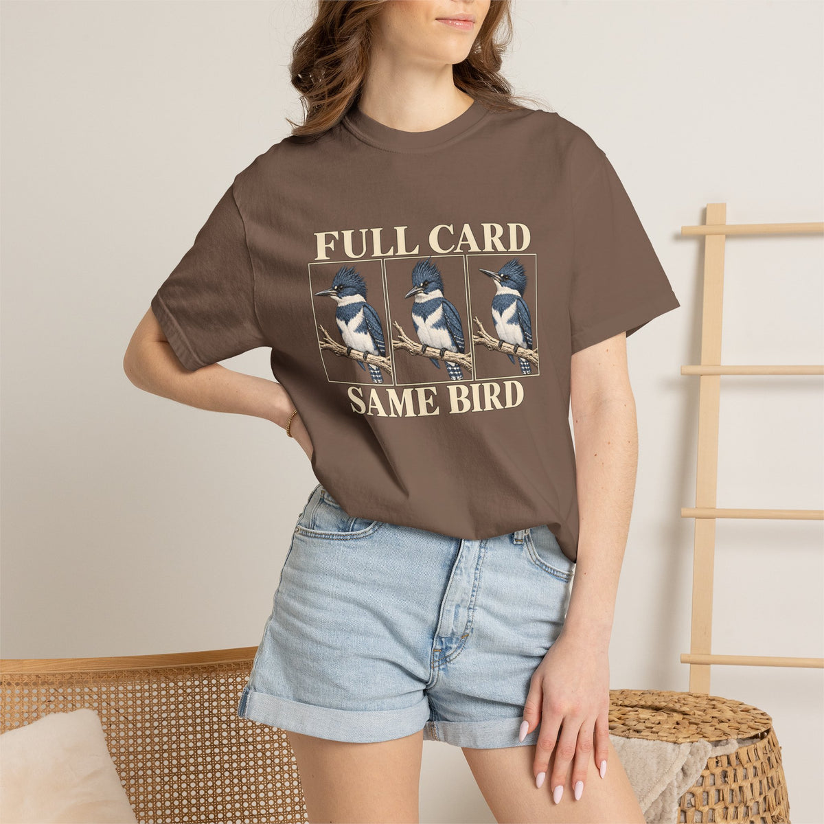 Belted Kingfisher Bird Photographer T-Shirt