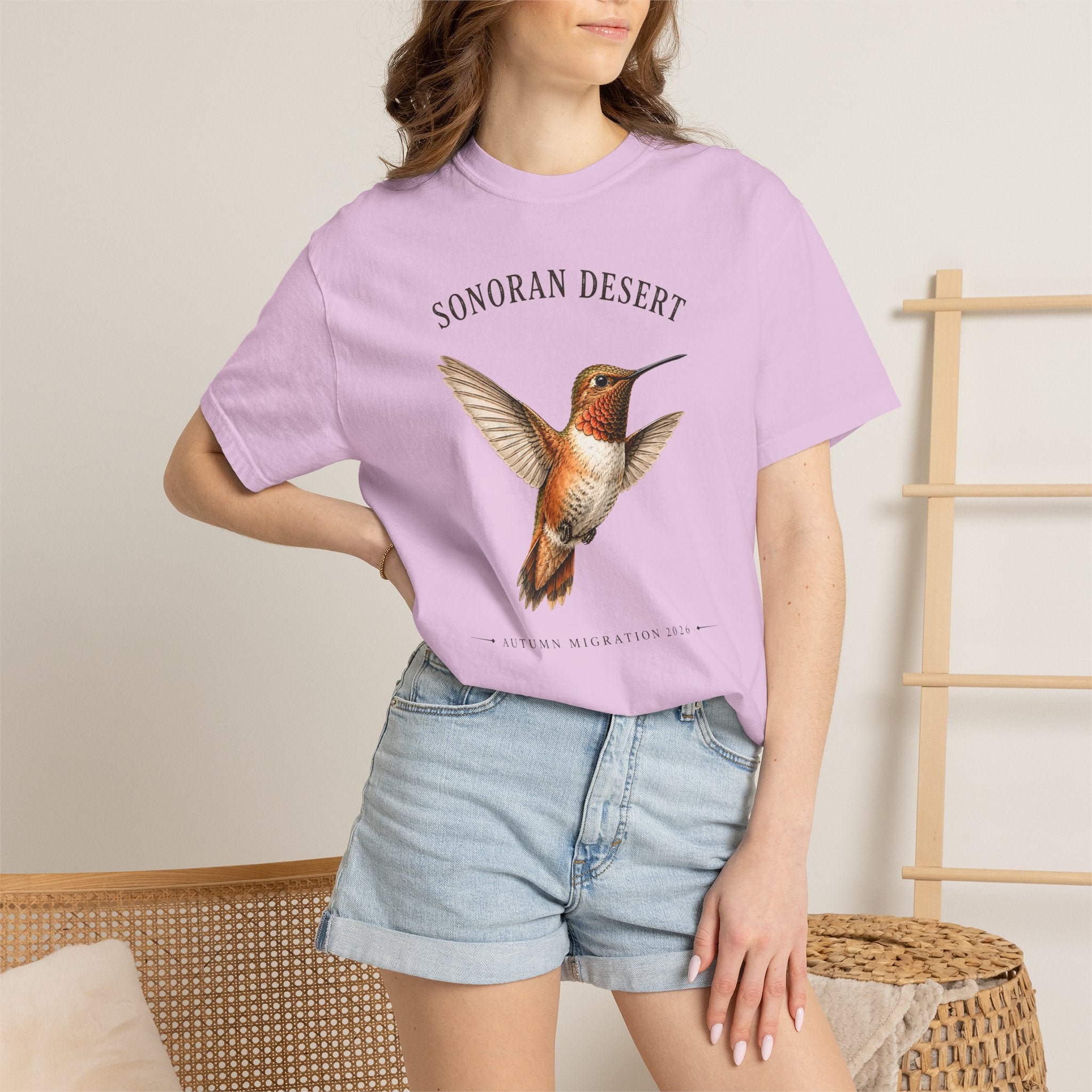 Rufous Hummingbird, Sonoran Desert T-Shirt