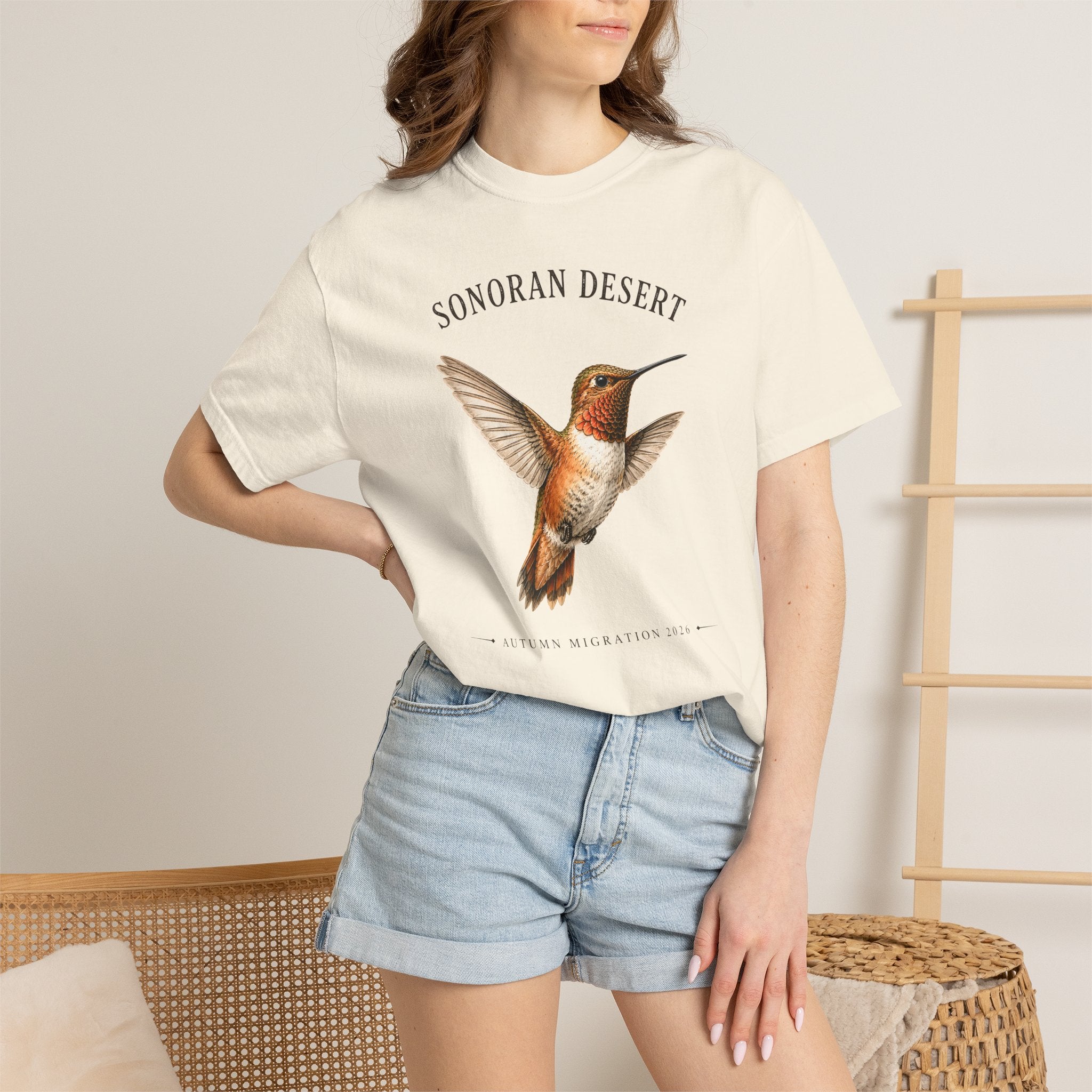 Rufous Hummingbird, Sonoran Desert T-Shirt