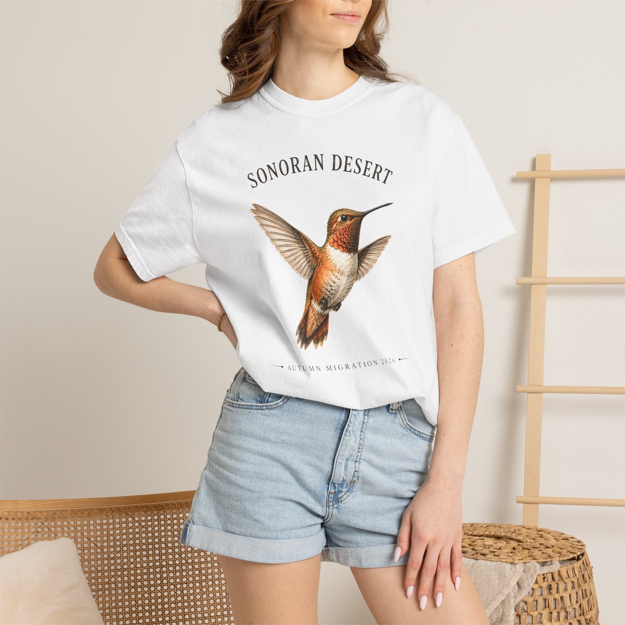 Rufous Hummingbird, Sonoran Desert T-Shirt