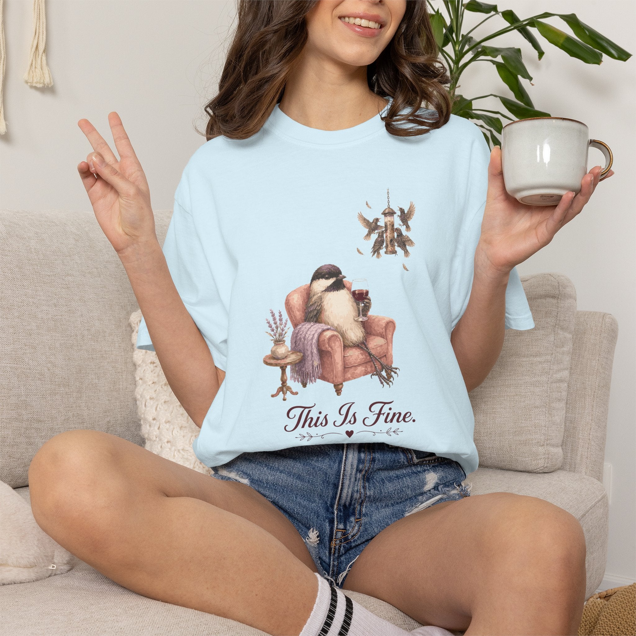 Chickadee, This Is Fine T-Shirt