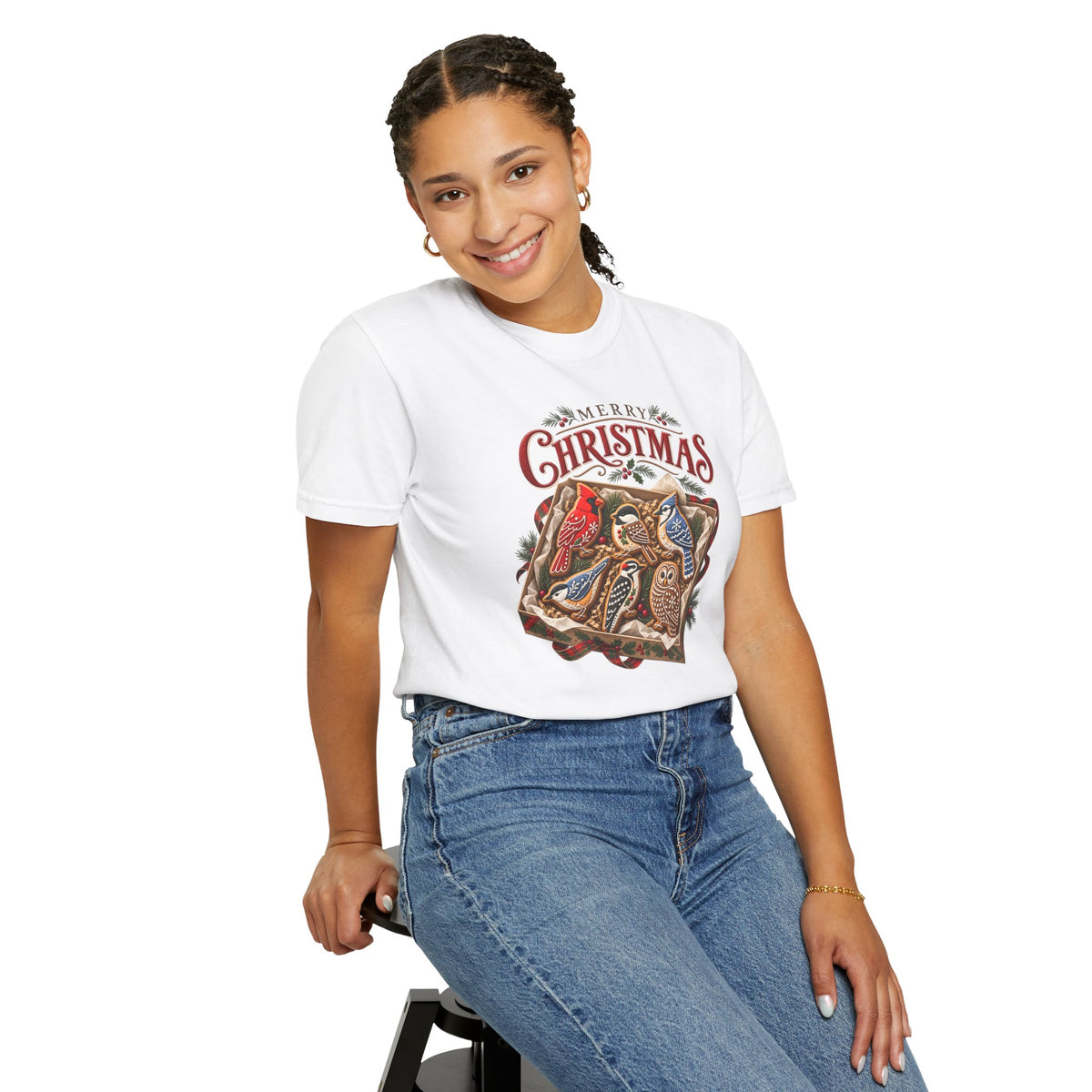 Christmas Birds, Merry Christmas T-Shirt