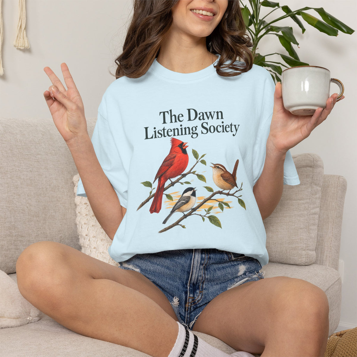 Backyard Birds, The Dawn Listening Society T-Shirt
