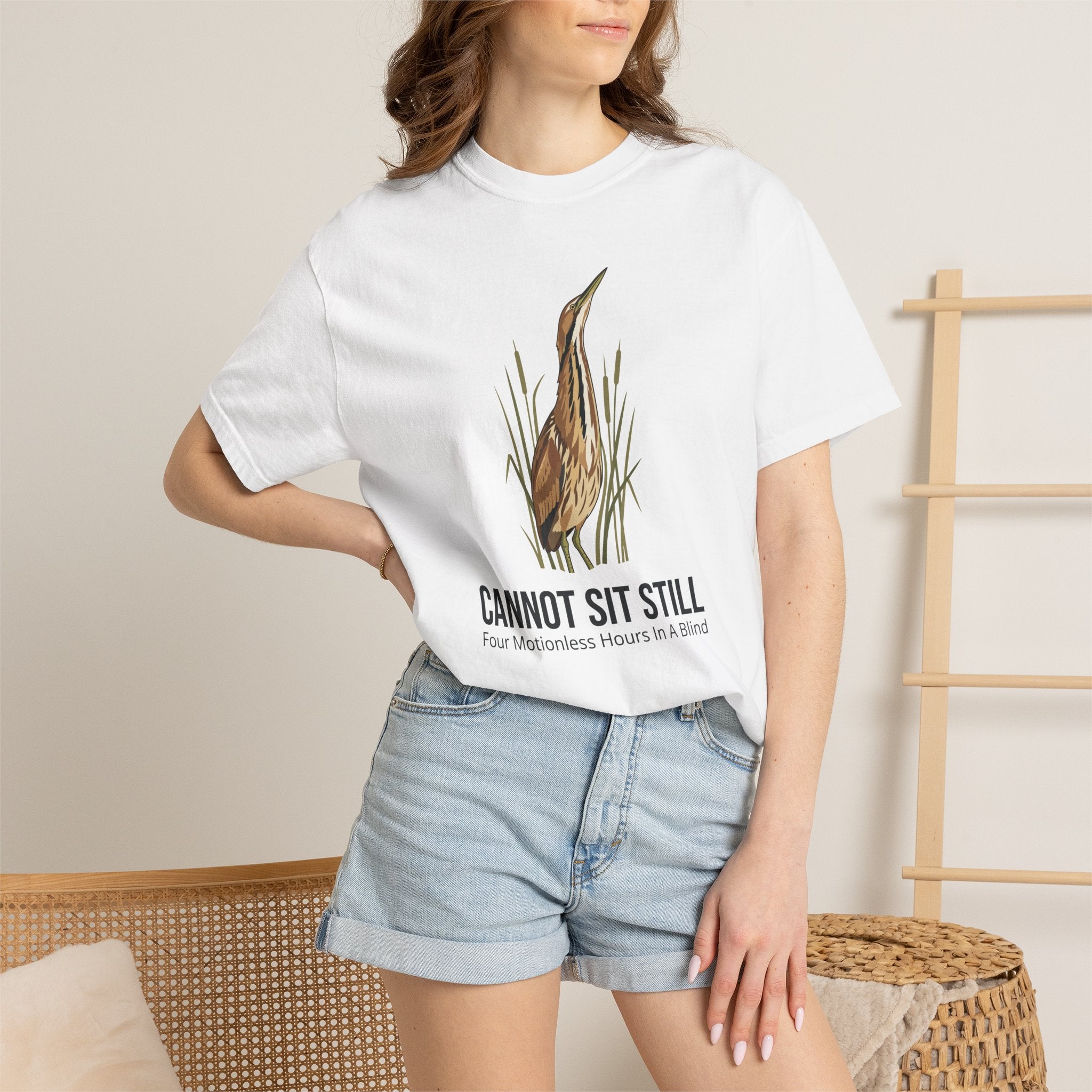 American Bittern, Cannot Sit Still T-Shirt