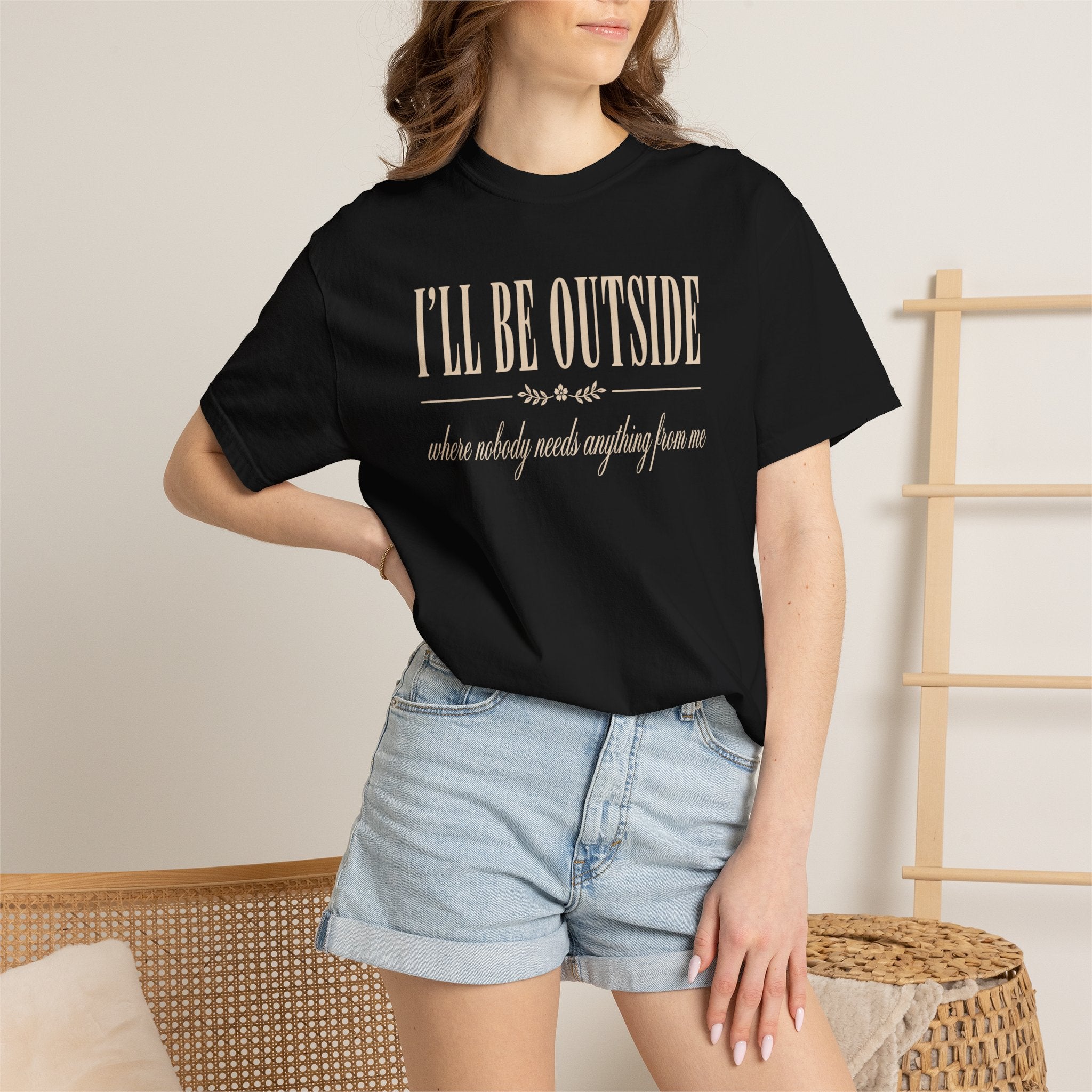 I’ll Be Outside, Bird Lovers T-Shirt