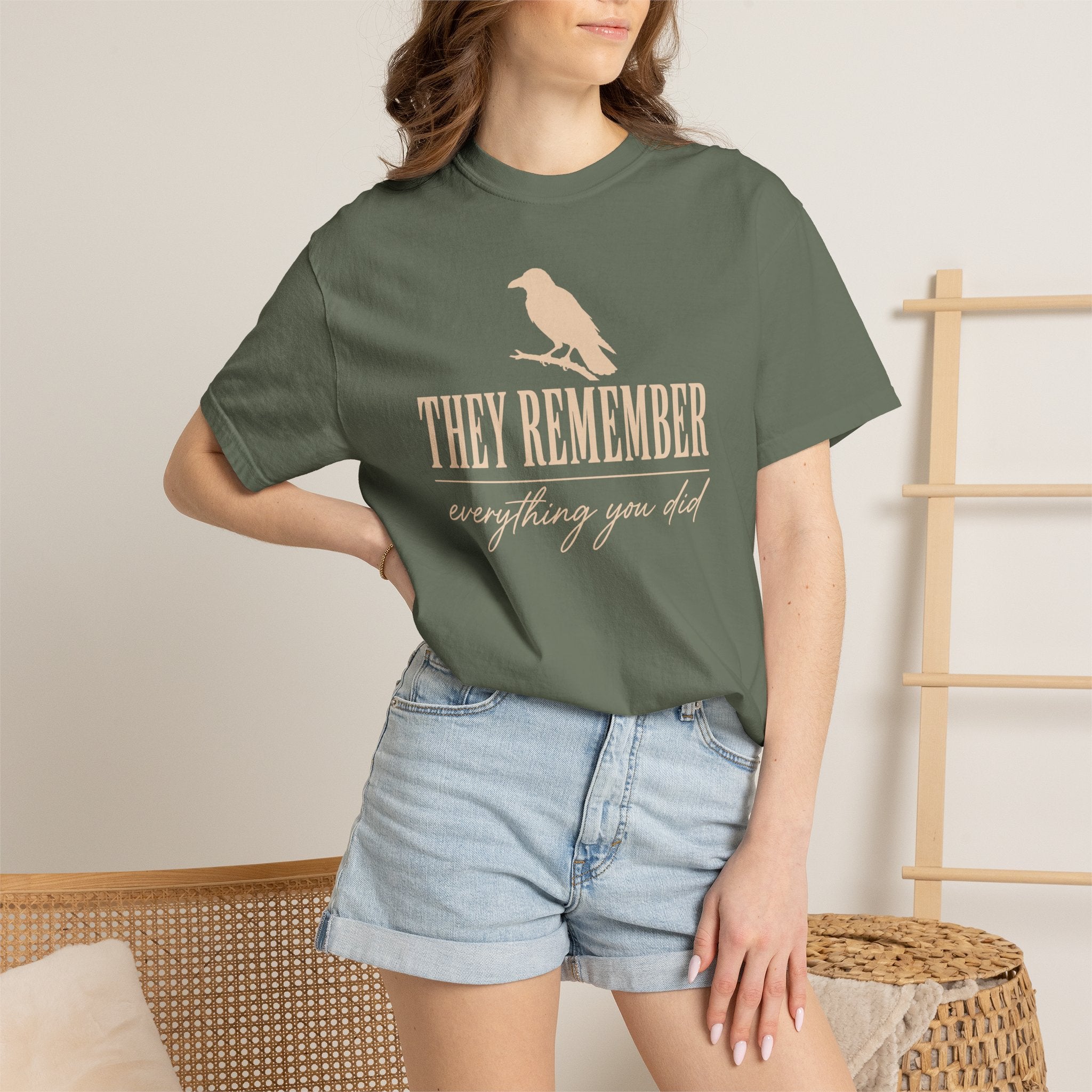 Crow, They Remember Everything You Did T-Shirt