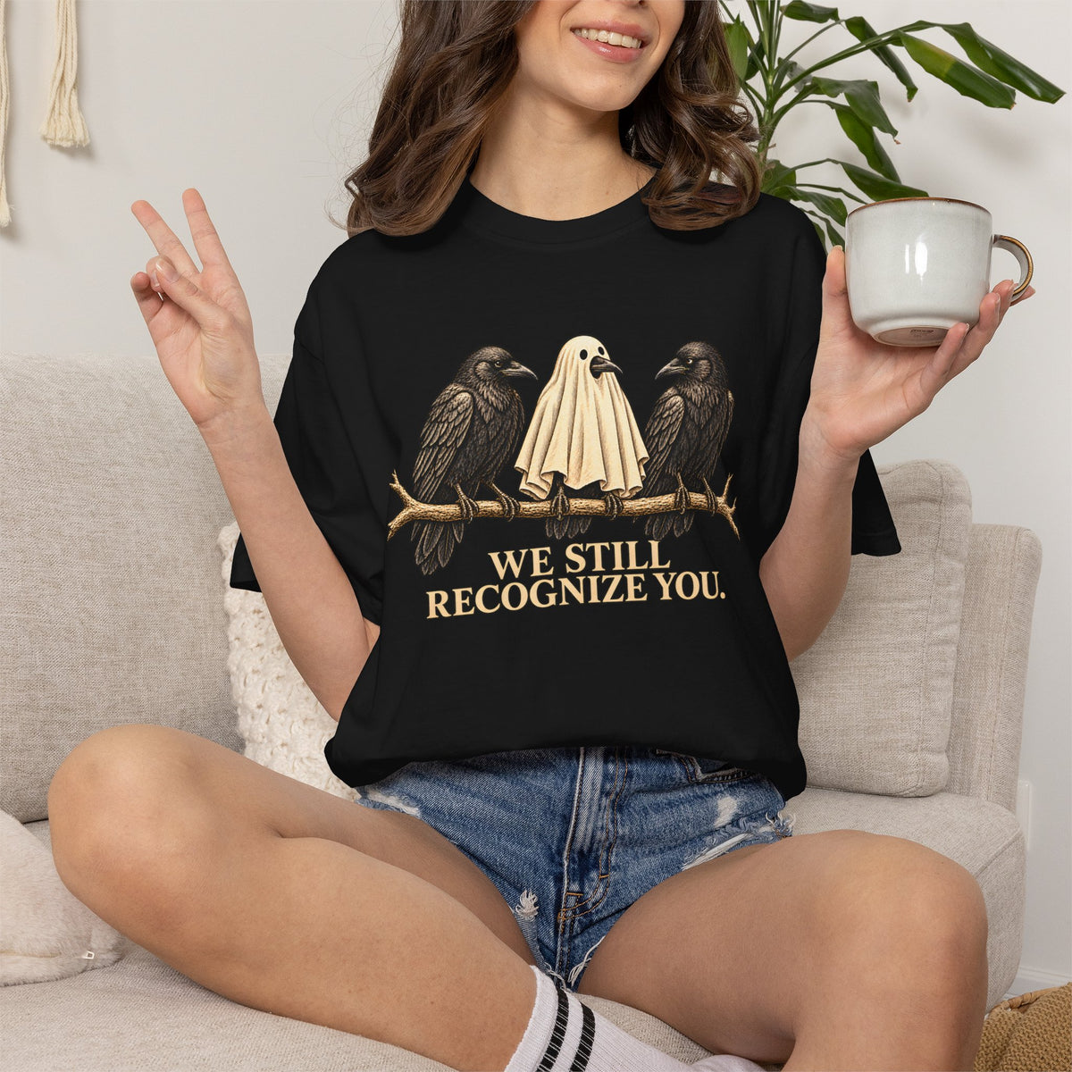 Halloween Crow, We Still Recognize You T-Shirt