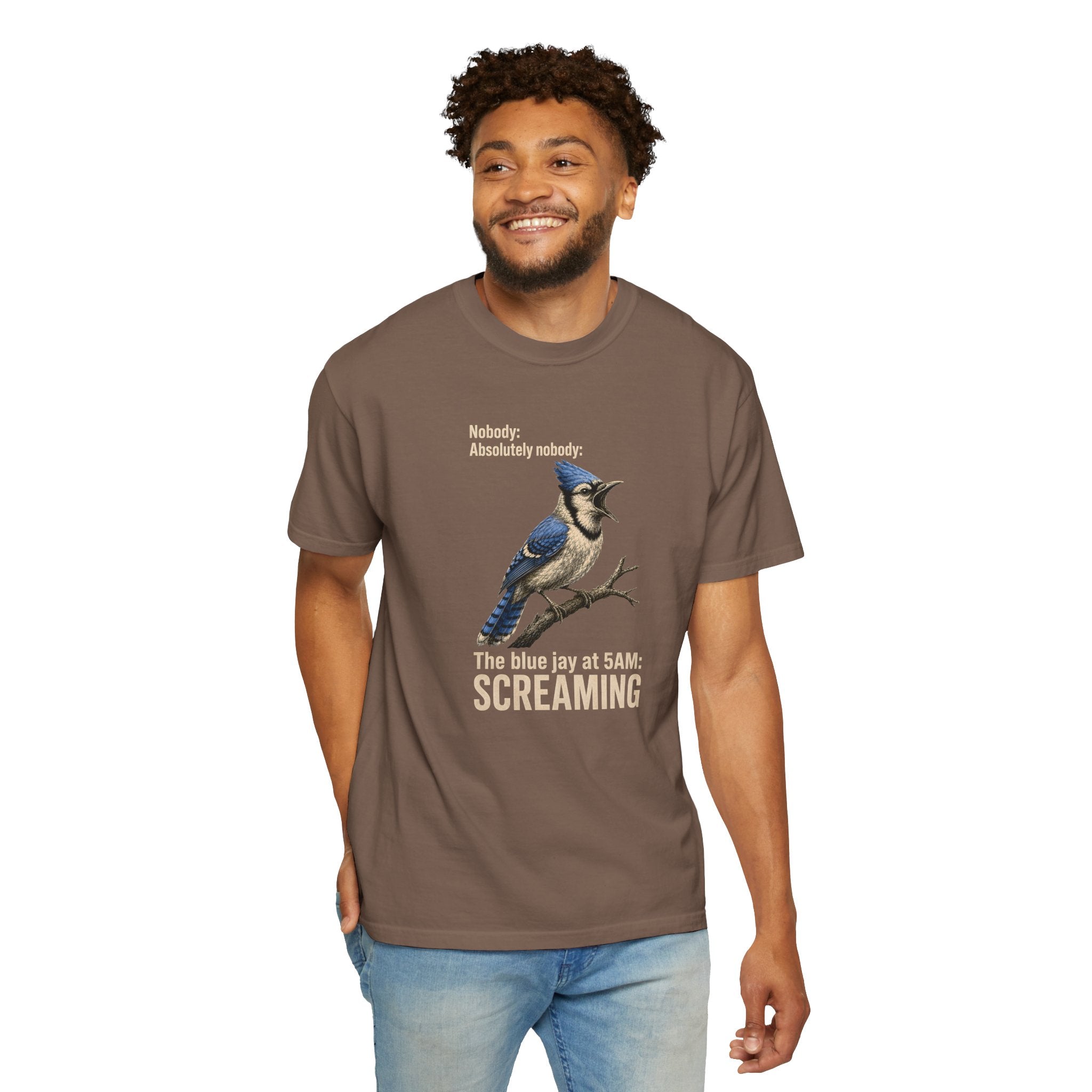 Blue Jay, Screaming at 5AM T-Shirt