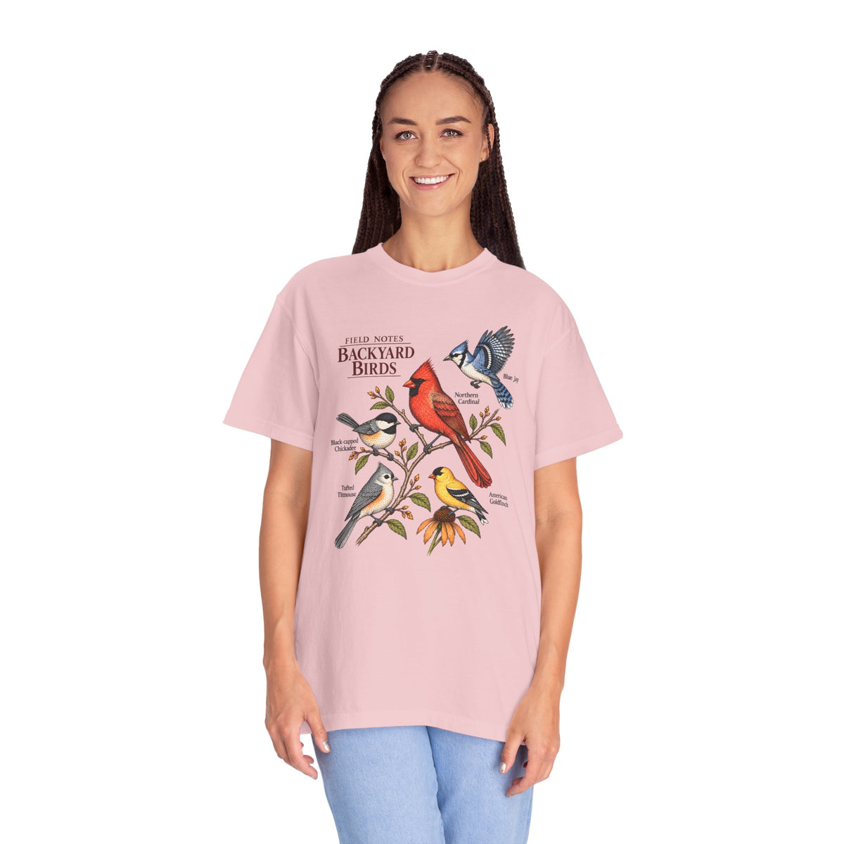 Backyard Birds, Field Notes T-Shirt