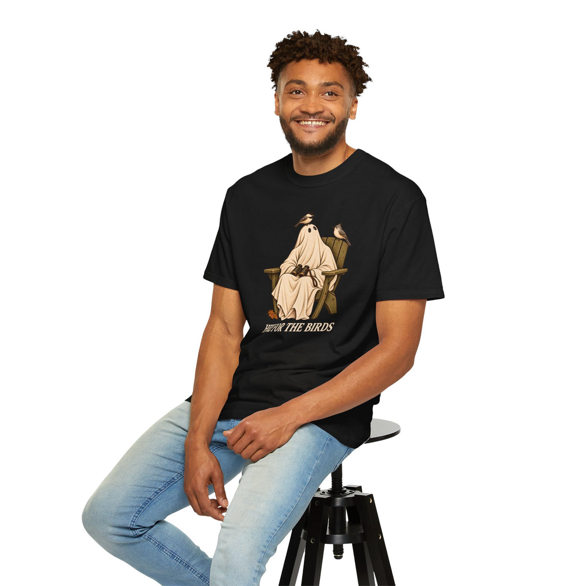 Halloween Birder, Here for the Birds T-Shirt