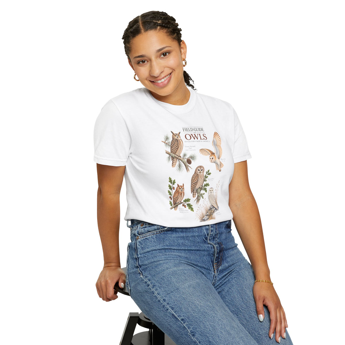 Owls of Eastern North America, Field Guide T-Shirt
