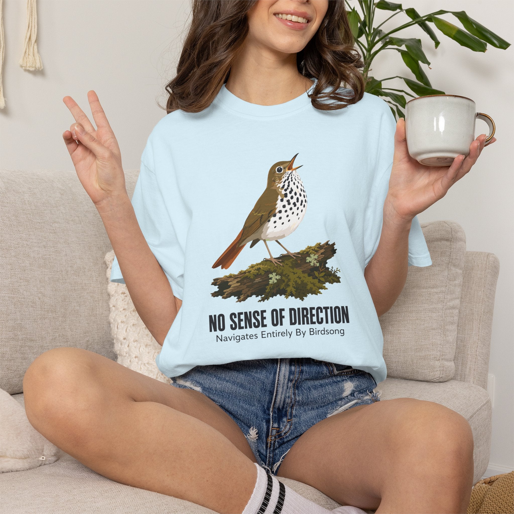 Ovenbird, No Sense of Direction T-Shirt