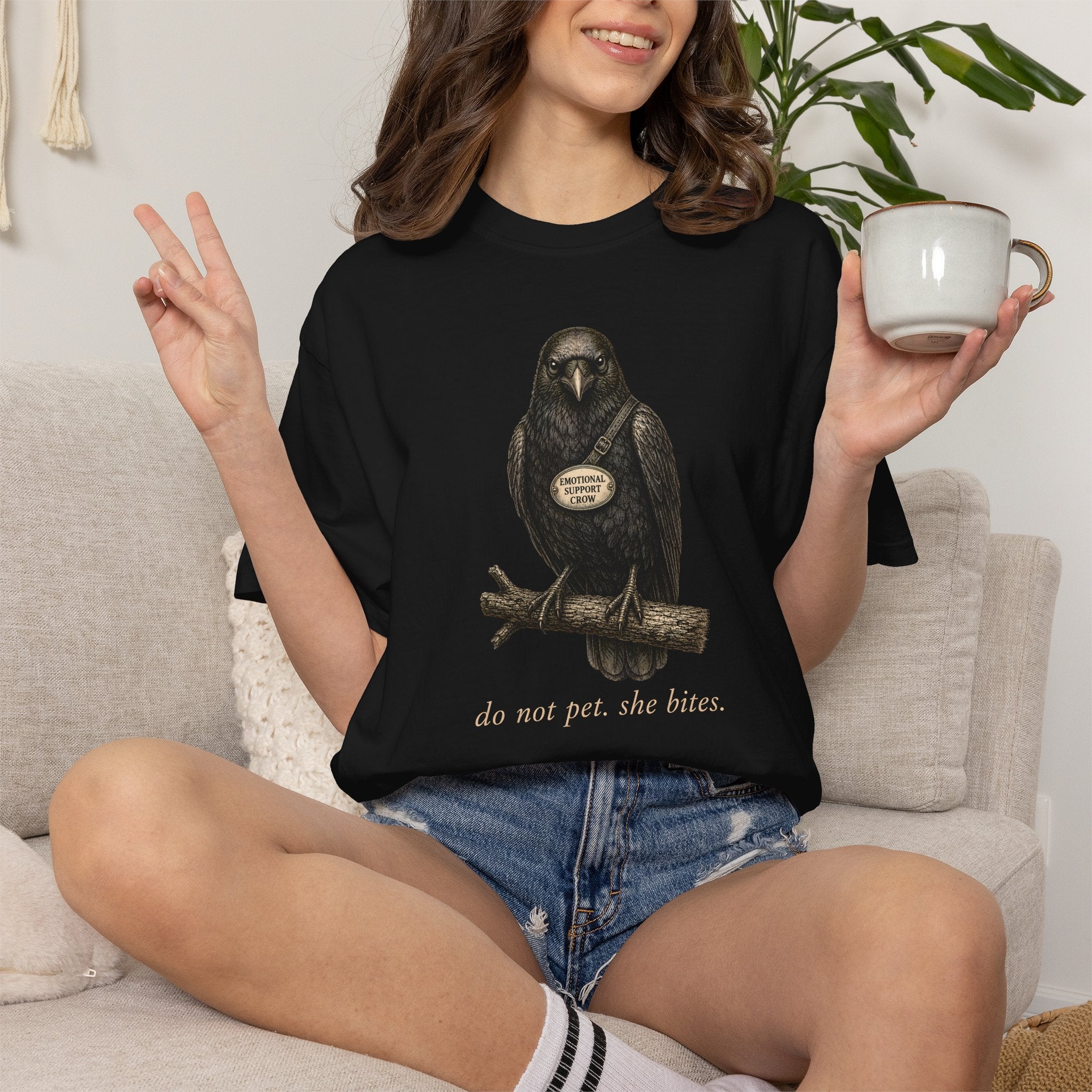 Crow, Do Not Pet. She Bites