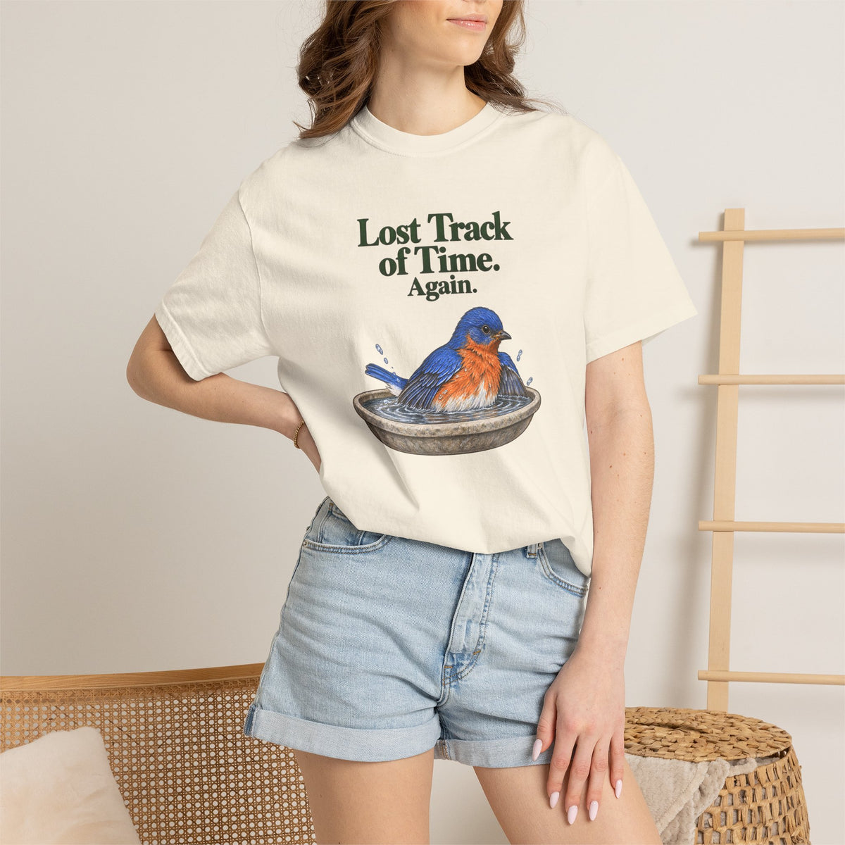 Eastern Bluebird, Lost Track of Time. Again. T-Shirt