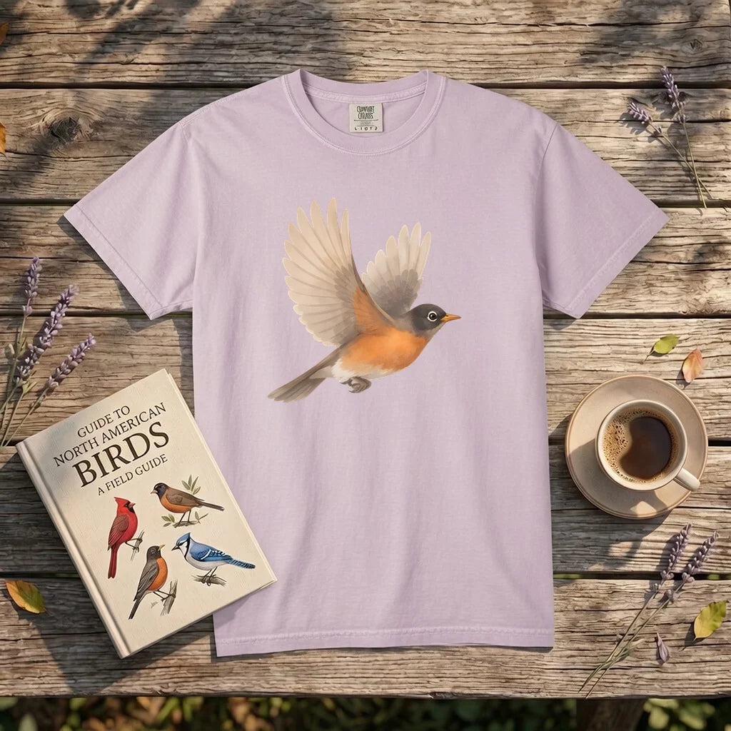 American Robin in Motion