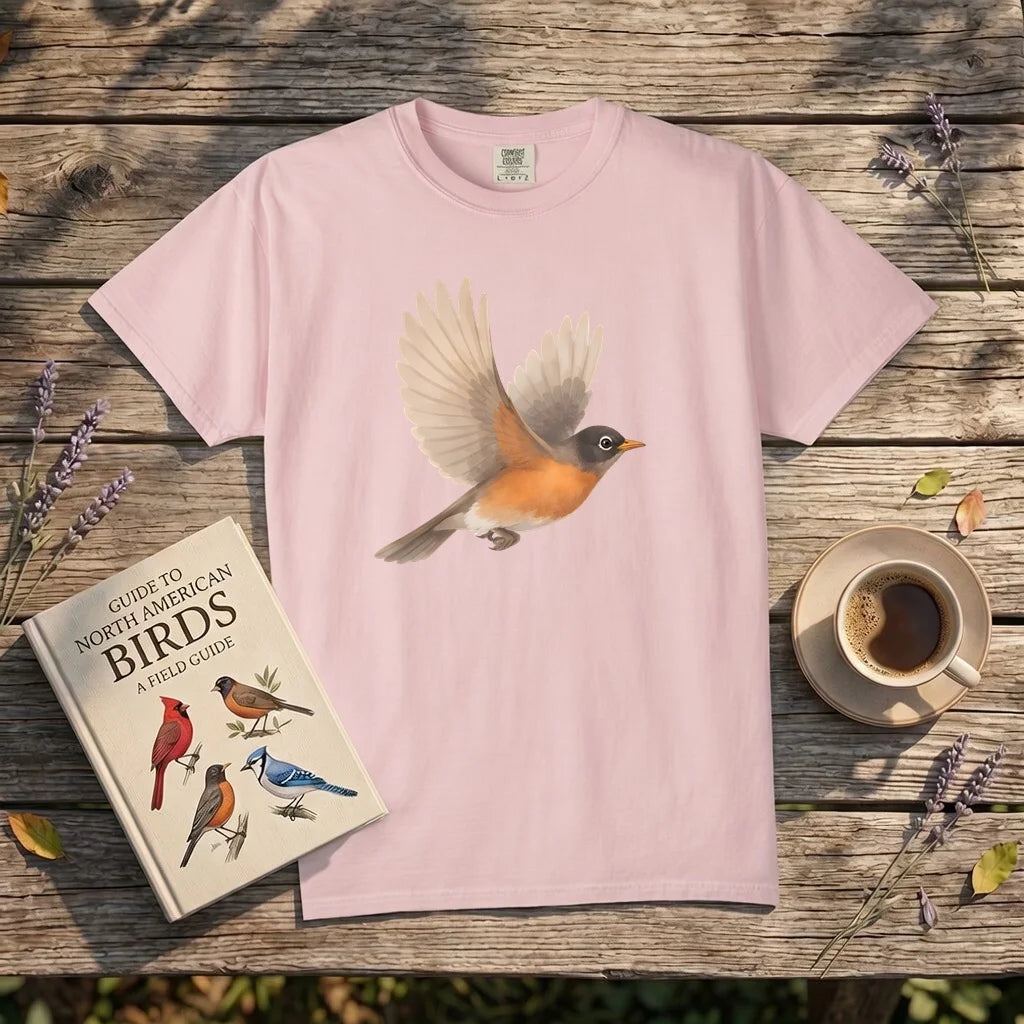 American Robin in Motion
