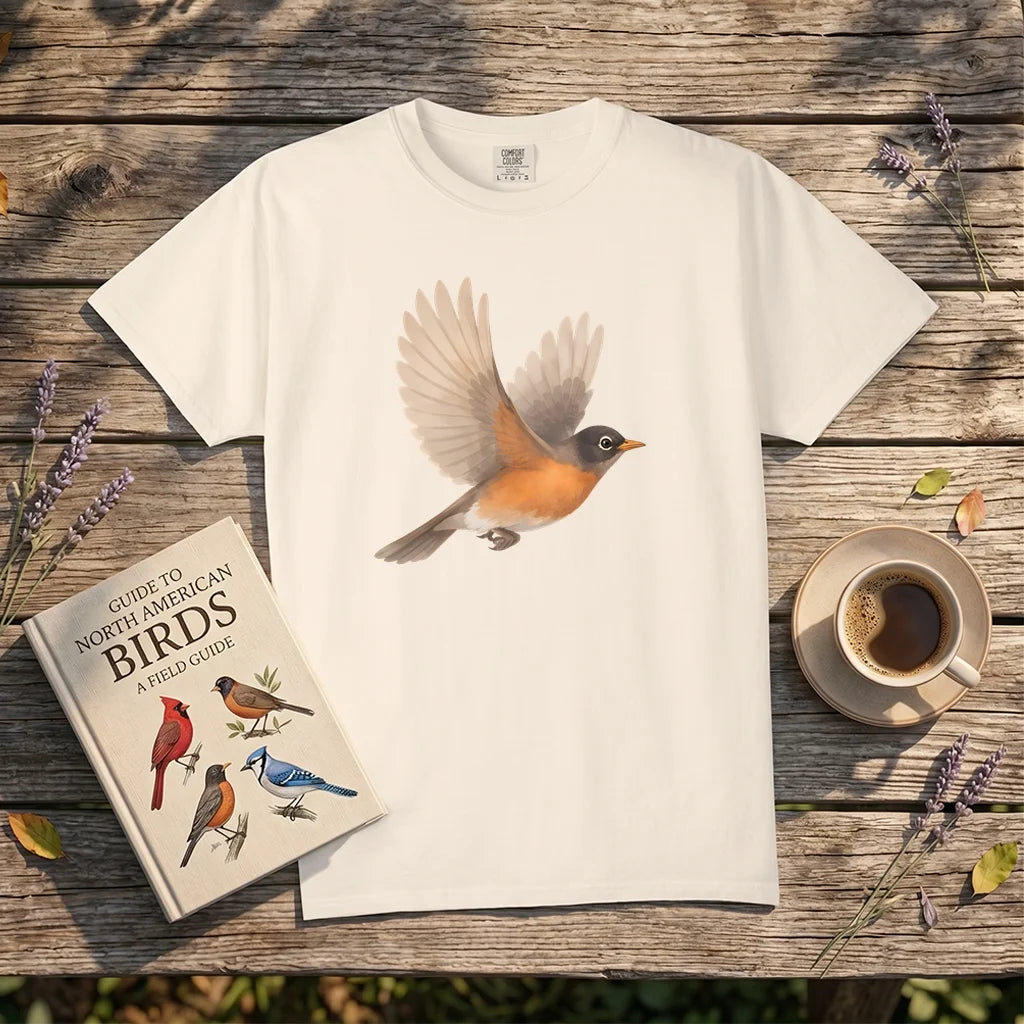American Robin in Motion