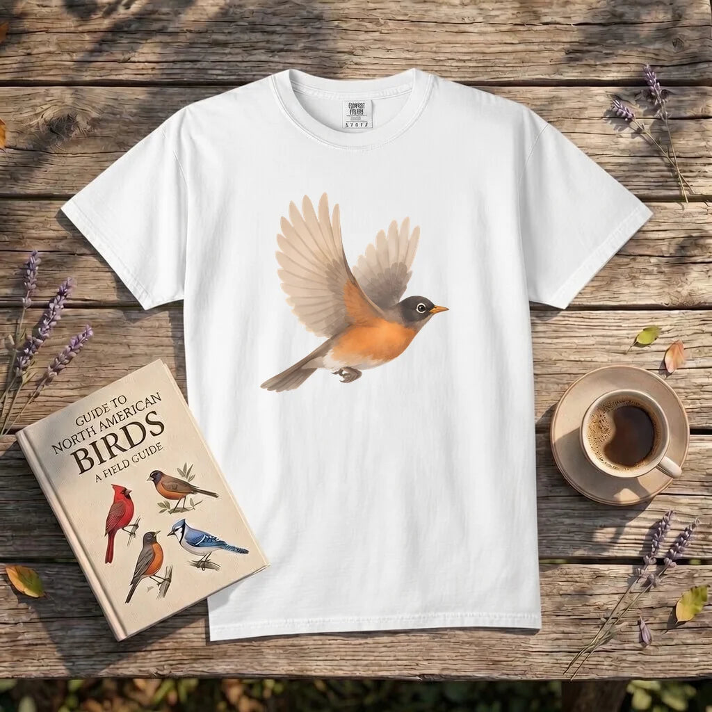 American Robin in Motion