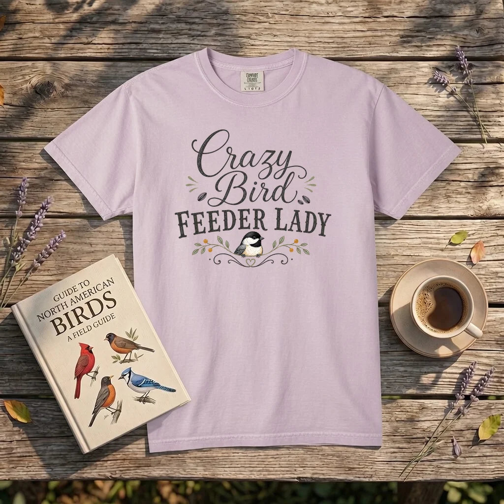 Crazy Bird Feeder Lady