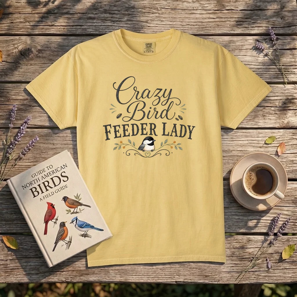 Crazy Bird Feeder Lady