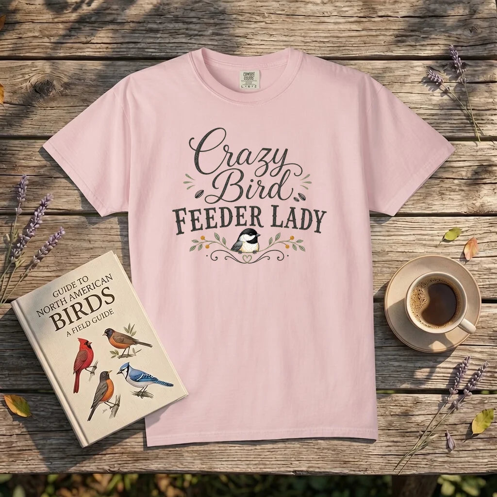Crazy Bird Feeder Lady