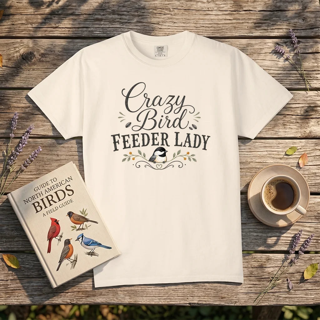 Crazy Bird Feeder Lady