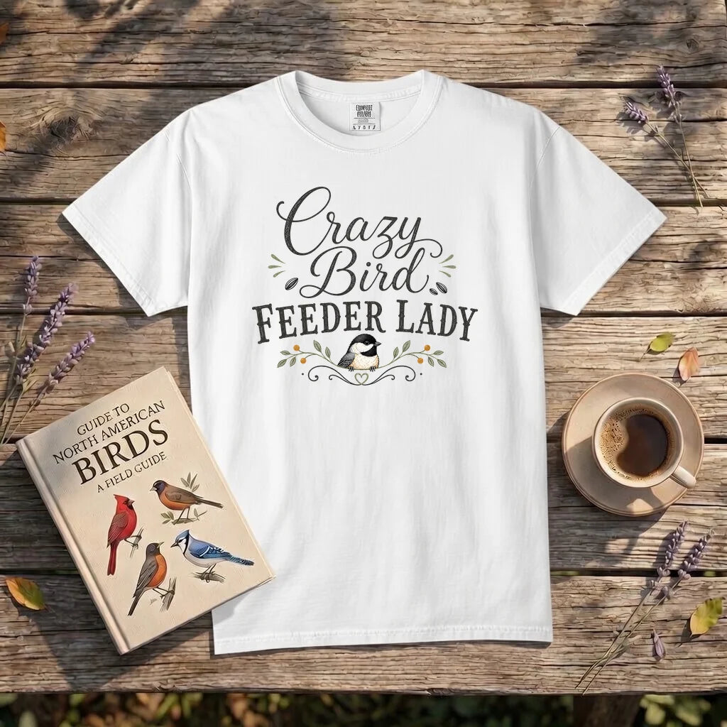 Crazy Bird Feeder Lady