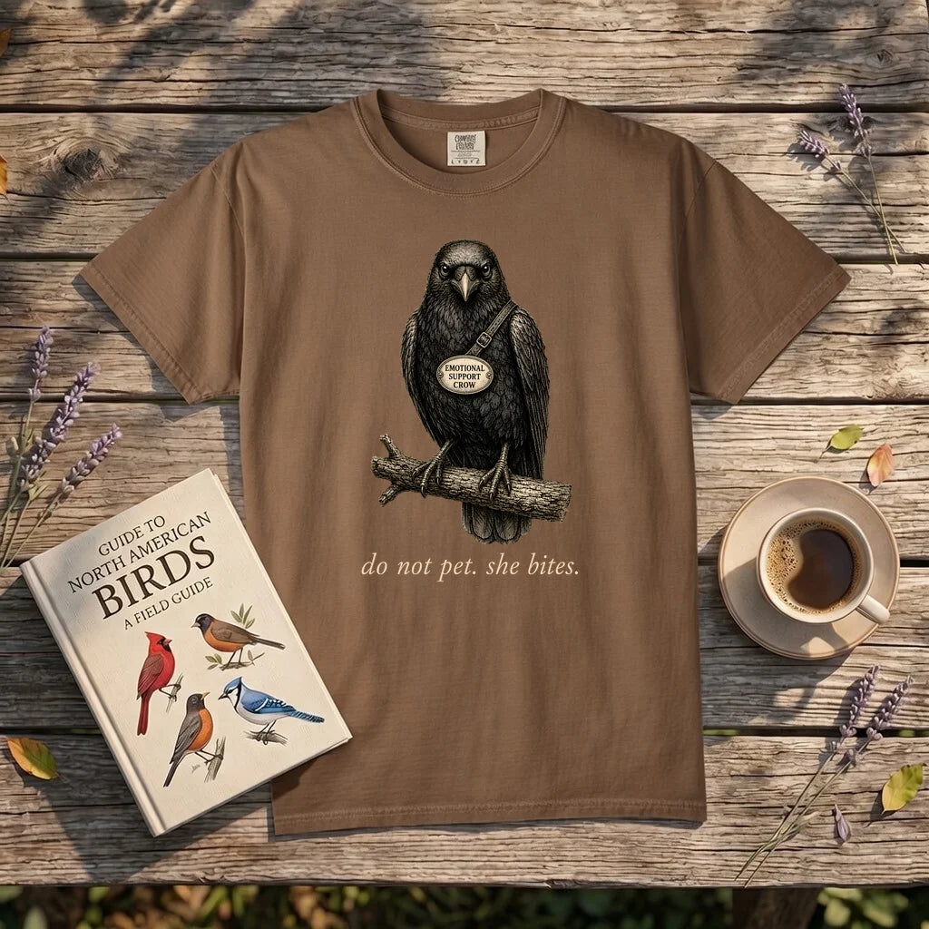 Crow, Do Not Pet. She Bites